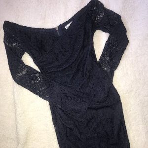 Off the Shoulder Lace Mini Dress NWT